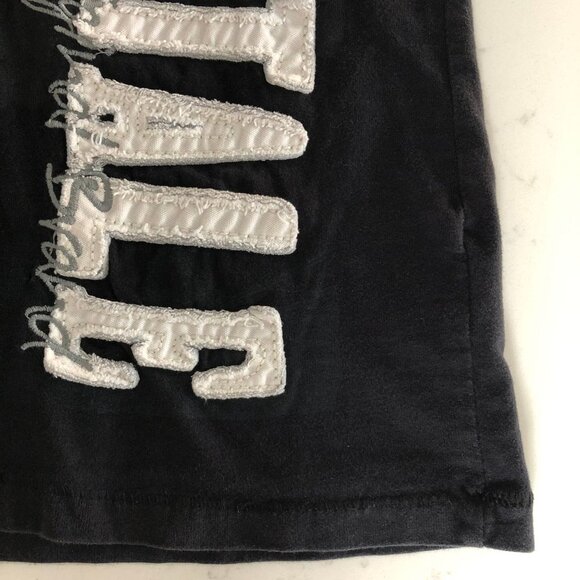 Aeropostale 1987 Casual Sht Slv Crew Nk Cotton Graphic T-Shirt Top Blk Wht Sz XS - Picture 4 of 9